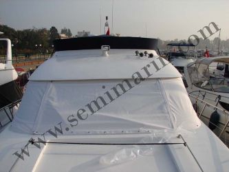 Yat Bimini Tentesi Kırık Beyaz