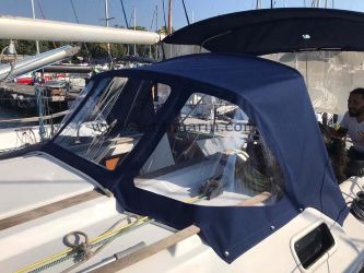 Yelkenli sprayhood tentesi lacivert akrilik marin kumaş